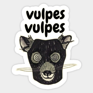 Vulpes vulpes Sticker